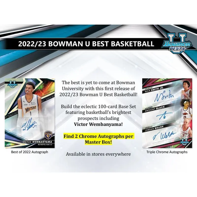 2022-23 Bowman University Best Basketball Hobby Mini Box