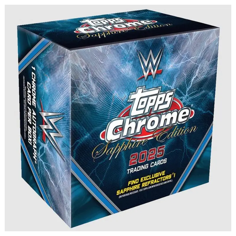 2025 Topps Chrome Sapphire WWE Hobby Box
