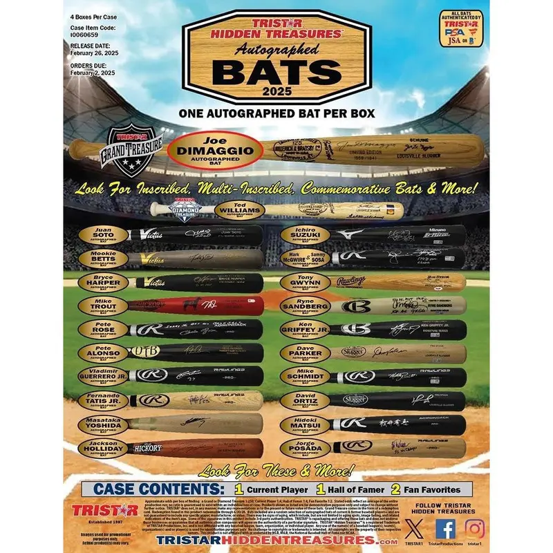 2025 TriStar Hidden Treasures Baseball Bat