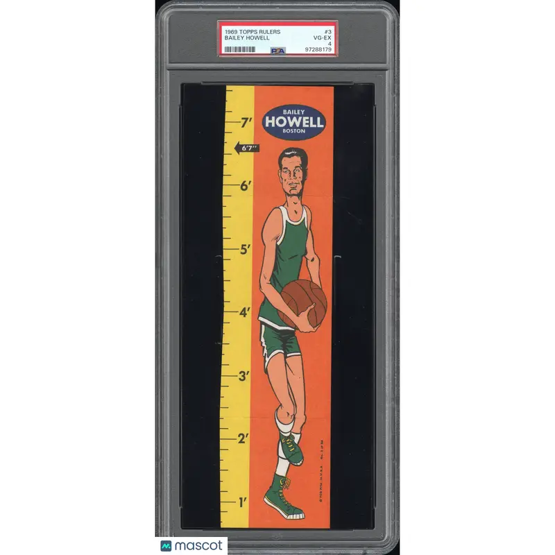 Bailey Howell 1969 Topps Rulers #3 PSA 4