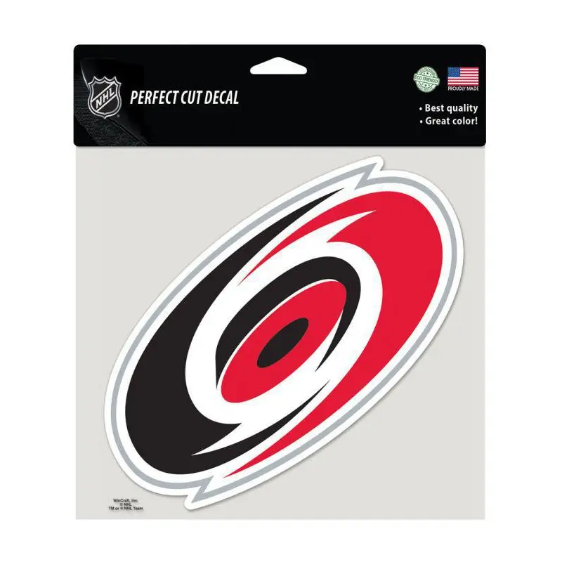 Decal: Carolina Hurricanes 8"x8"