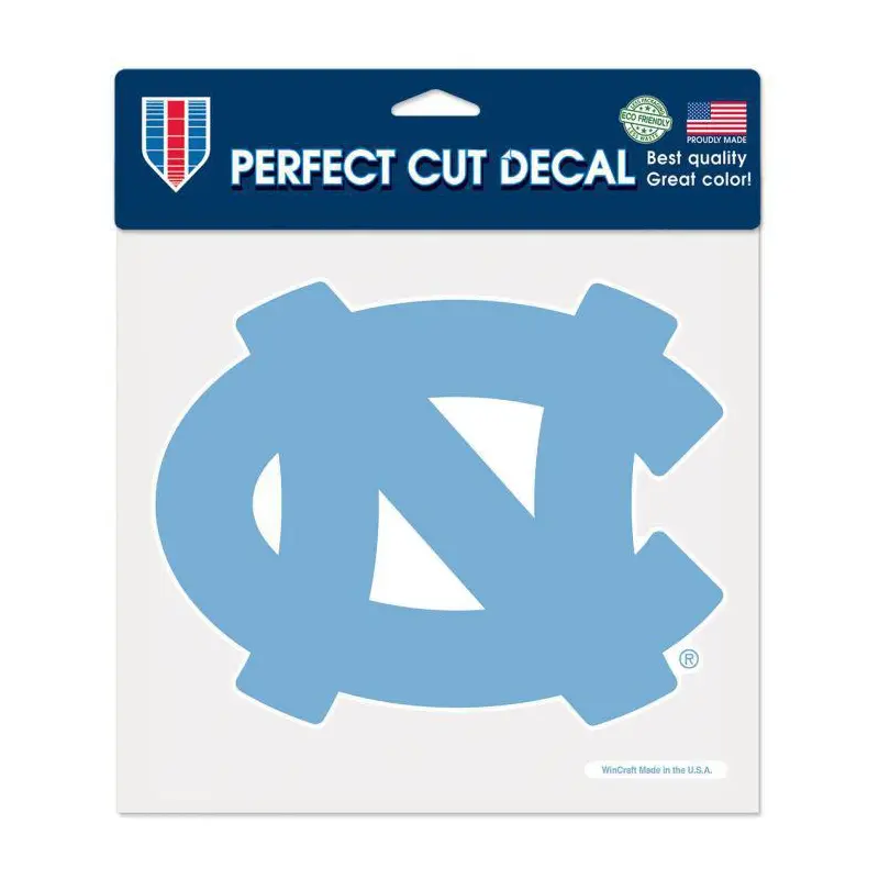 Decal: UNC Tarheels 8"x8"
