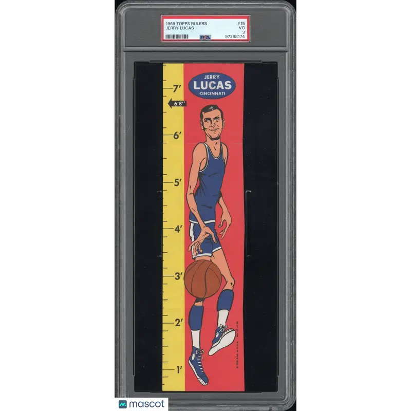 Jerry Lucas 1969 Topps Rulers #15 PSA 3