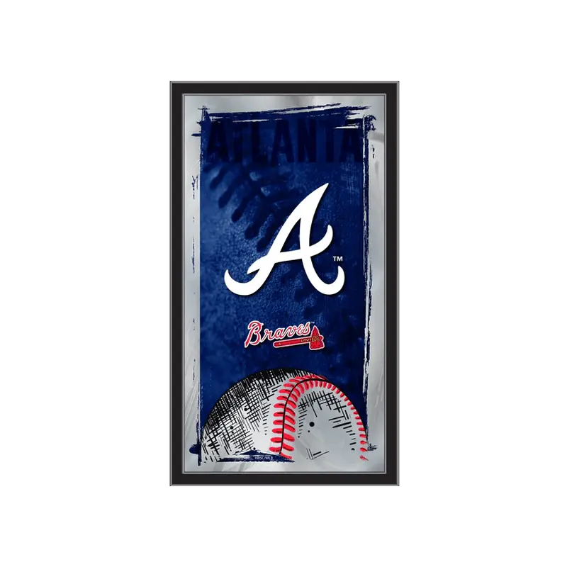 Mirror: Atlanta Braves - 15"x26"