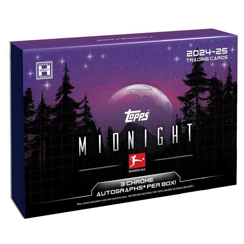 2024-25 Topps Bundesliga Midnight Soccer Hobby Box