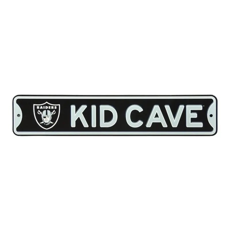 Las Vegas Raiders Steel Kid Cave Sign