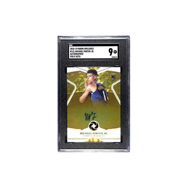 Michael Porter Jr. 2018 Panini Opulence Gold #121 SGC 9
