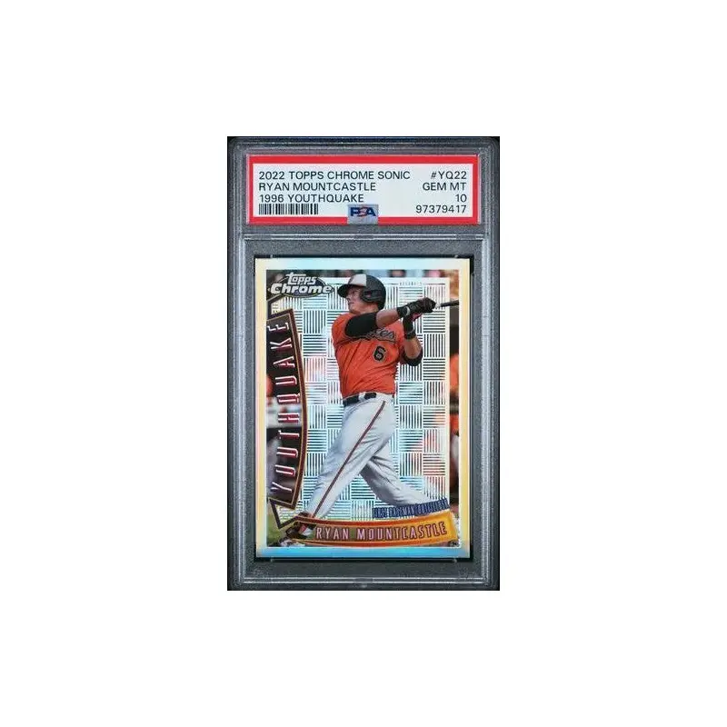 Ryan Mountcastle 2022 Topps Chrome Sonic 1996 Youthquake #YQ22 PSA 10
