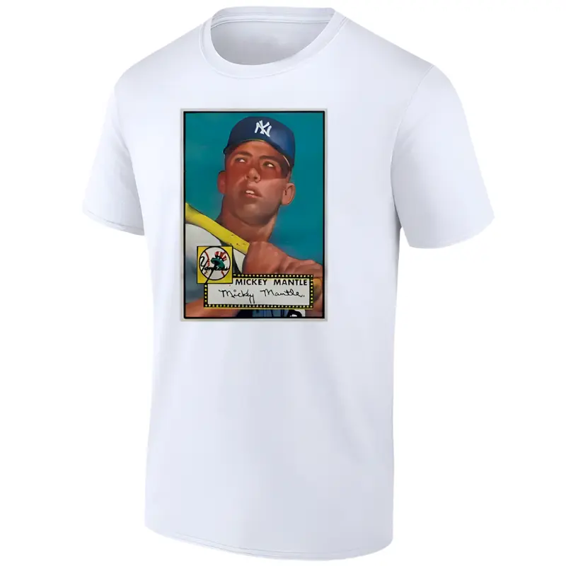 1952 Topps Mickey Mantle Ash Colored Tee