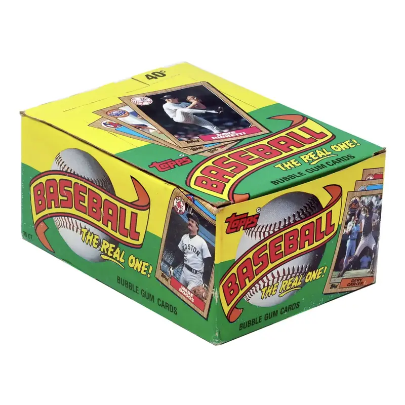 1987 Topps Baseball Box