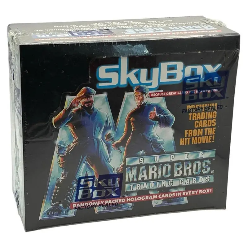1993 SkyBox Super Mario Bros Trading Cards Box