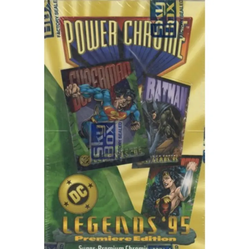 1995 SkyBox DC Legends Power Chrome Premier Edition Box