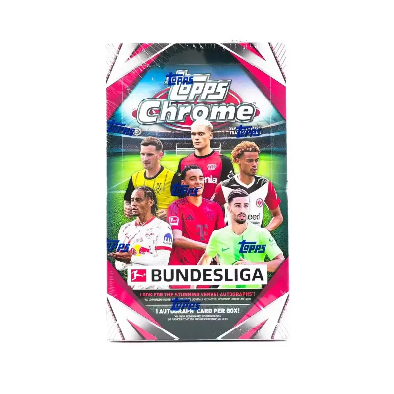 2024-25 Topps Chrome Bundesliga Soccer Hobby Box