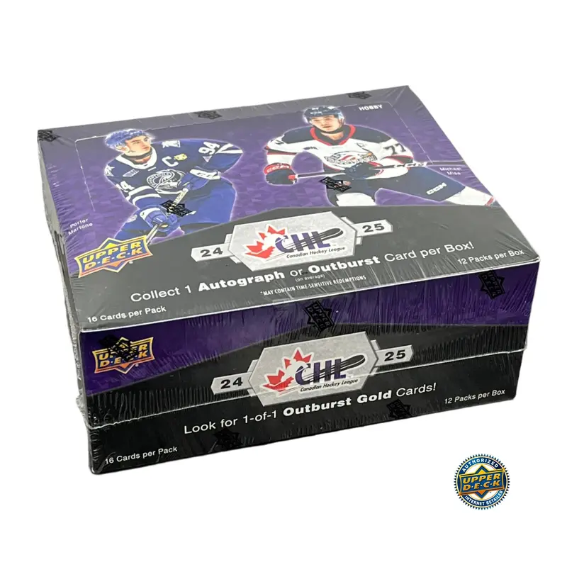 2024-25 Upper Deck CHL Hockey Hobby Box