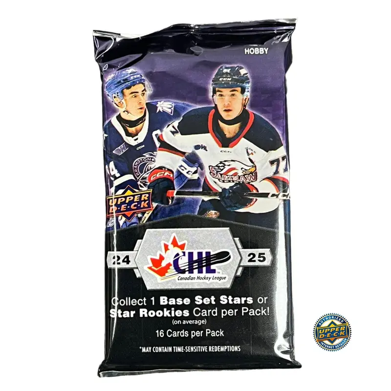2024-25 Upper Deck CHL Hockey Hobby Pack