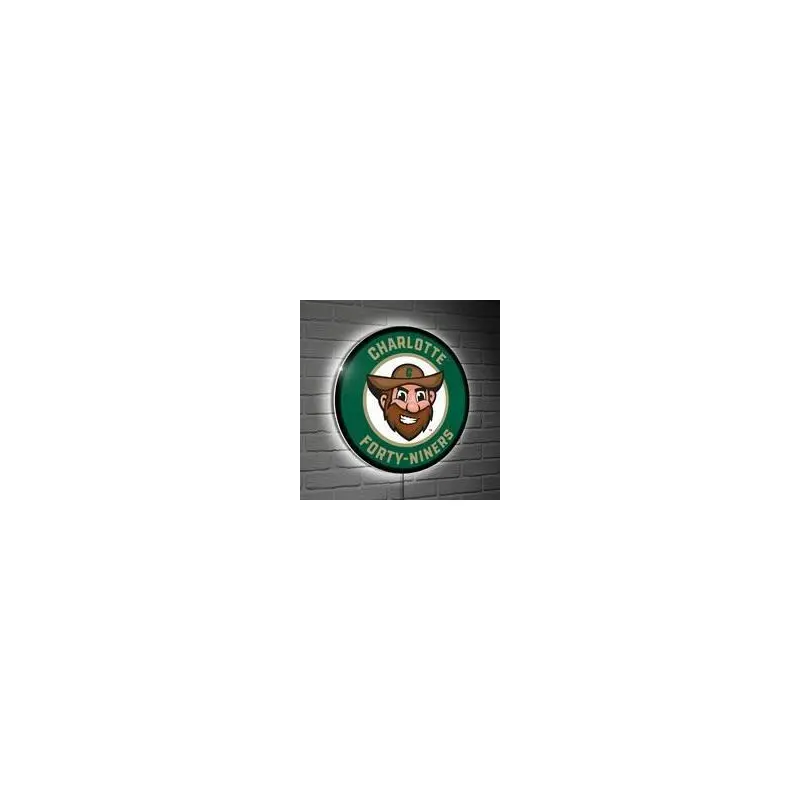 LED Wall Decor: UNC Charlotte 49ers  - Round