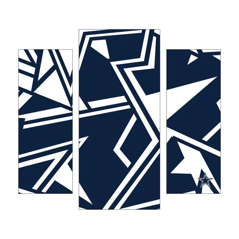 Wall Decor: Dallas Cowboys - Modern Wall Art 3pc