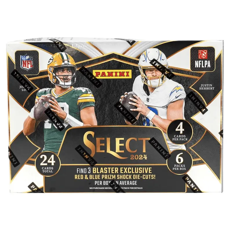 2024 Panini Select Football Blaster Box (Red and Blue Prizm)