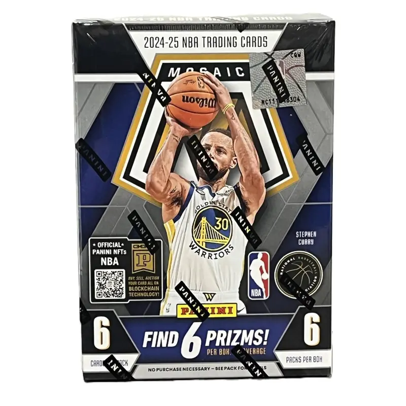 202425 Panini Mosaic Basketball Retail Blaster  Look for Ultra-Rare Genesis & Full Capacity Inserts