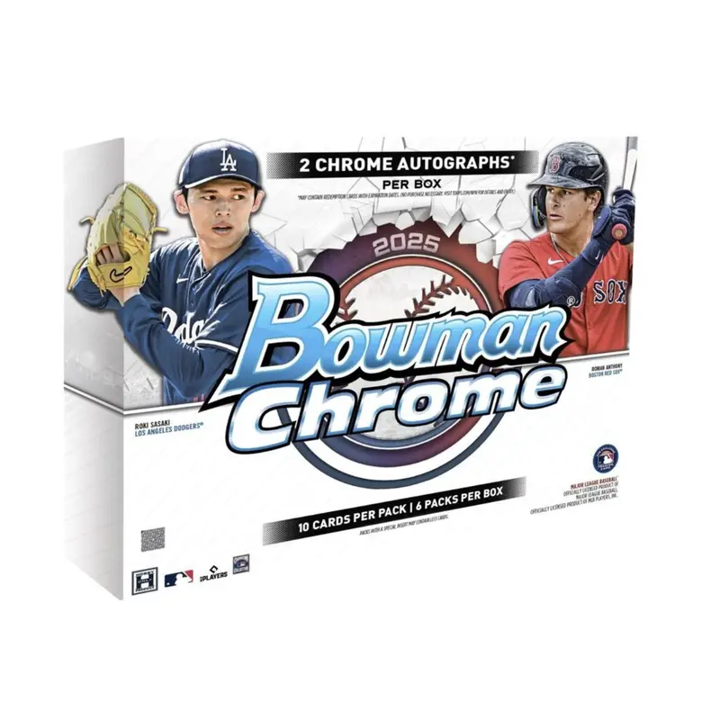 2025 Bowman Chrome Baseball Hobby Box