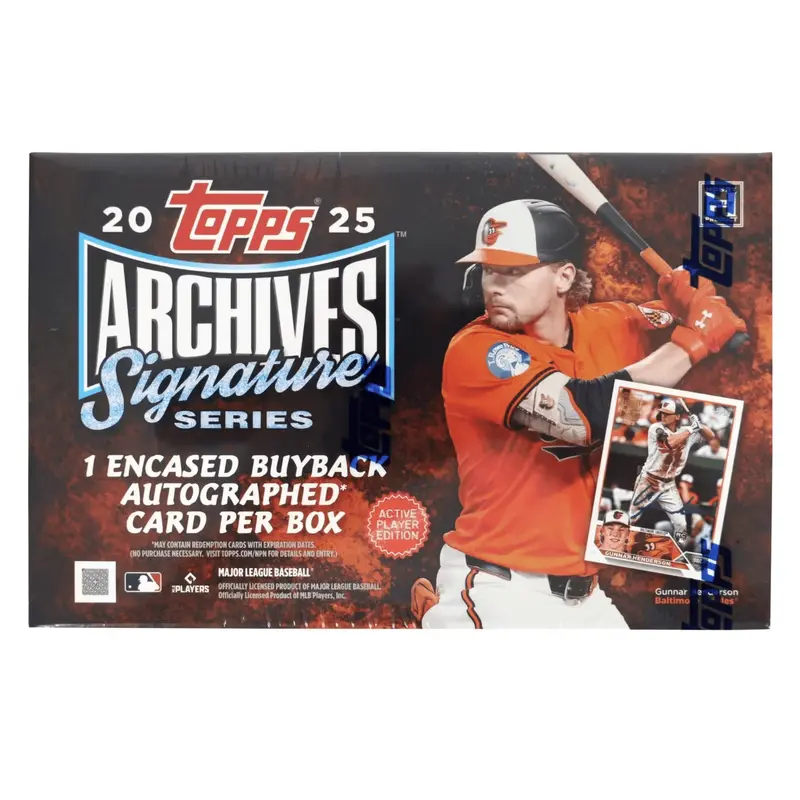 2025 Topps Archives Signature Series Active Player Edition Baseball Hobby Box