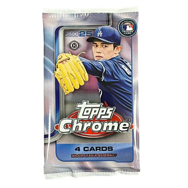 2025 Topps Chrome Baseball Hobby Pack