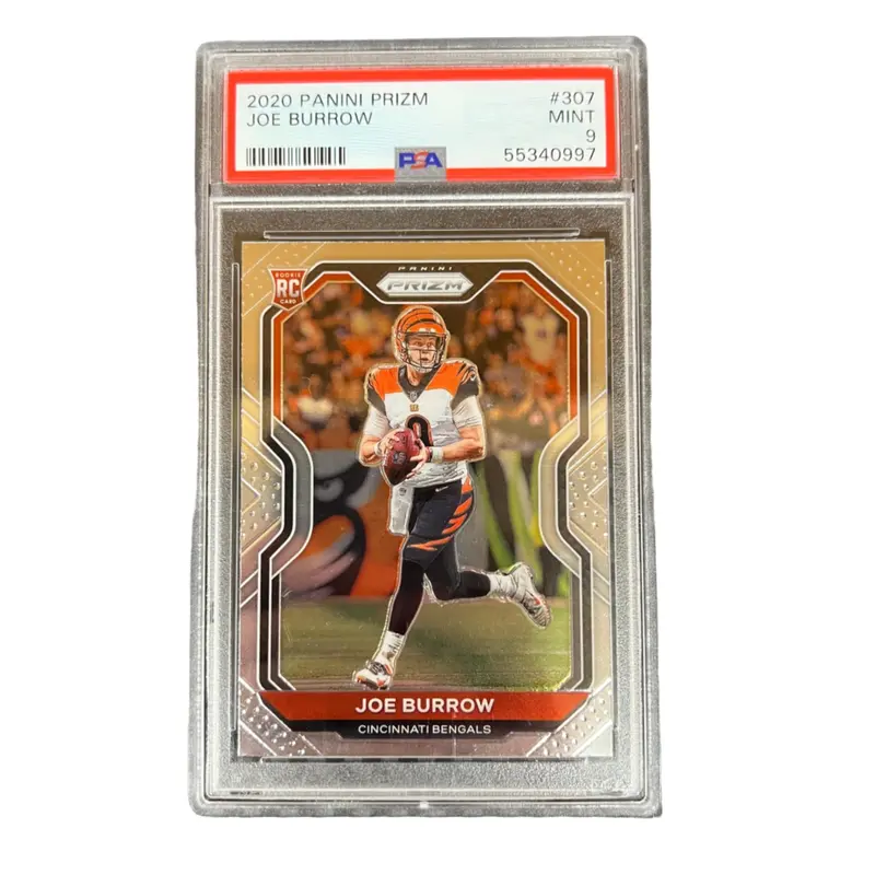 Joe Burrow 2020 Panini Prizm #307 PSA 9