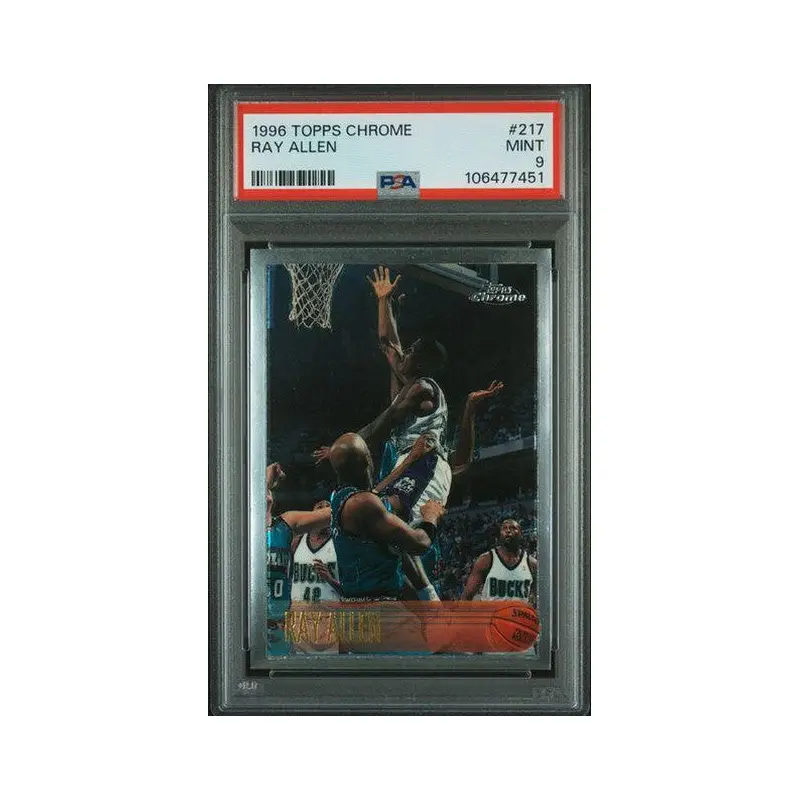 Ray Allen 1996 Topps Chrome #217 PSA 9