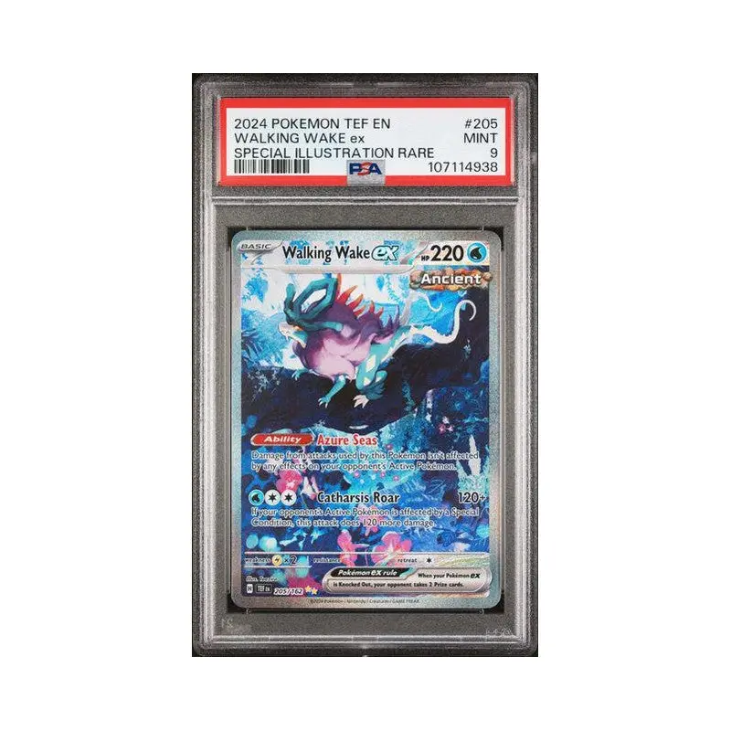 Walking Wake ex 2024 Pokmon Temporal Forces EN #205 PSA 9