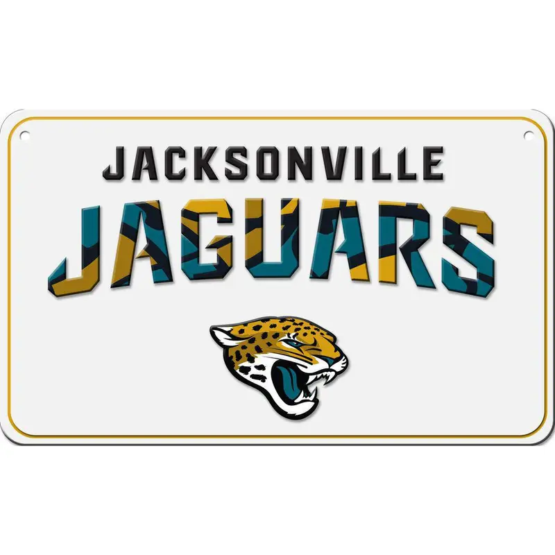 Wall Decor: Jacksonville Jaguars - Modern Metal Sign