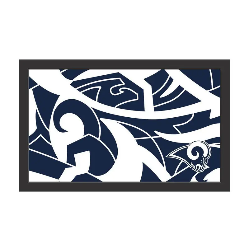 Wall Decor: LA Rams - Modern Canvas Art