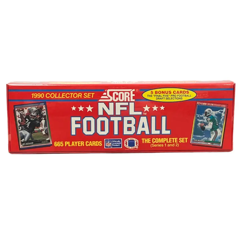 1990 Score Football Complete Set  Factory Sealed Series 1 & 2 (665 Cards)