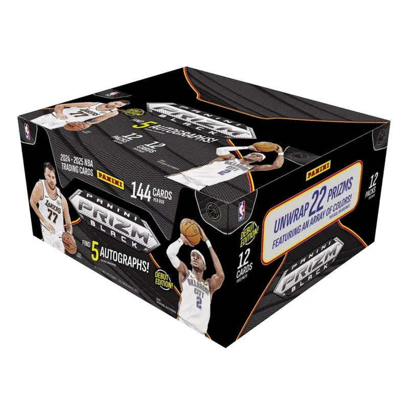 2024-25 Panini Prizm Black Basketball Hobby Box