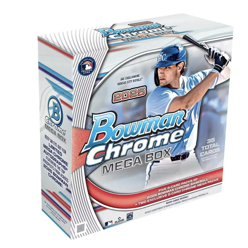 2025 Bowman Chrome Baseball Mega Box