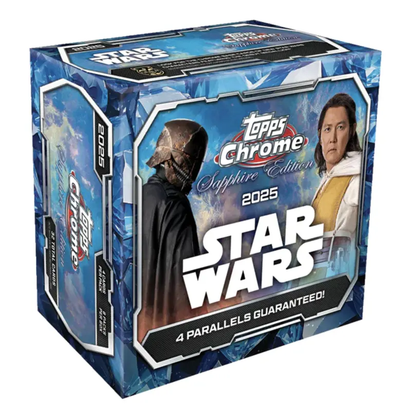 2025 Topps Star Wars Chrome Sapphire Edition Box
