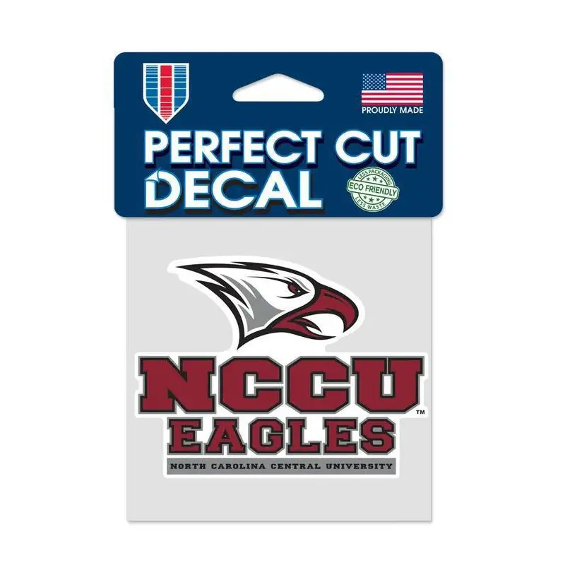 Decal: North Carolina Central Eagles  4" x 4" Perfect Cut