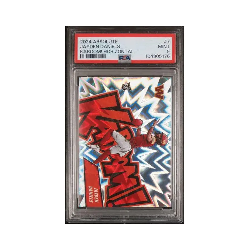 Jayden Daniels 2024 Absolute Kaboom! Horizontal #7 PSA 9