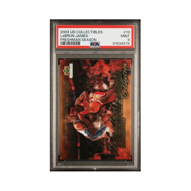 LeBron James 2003 UD Collectibles FRESHMAN Season #19 Mint 9