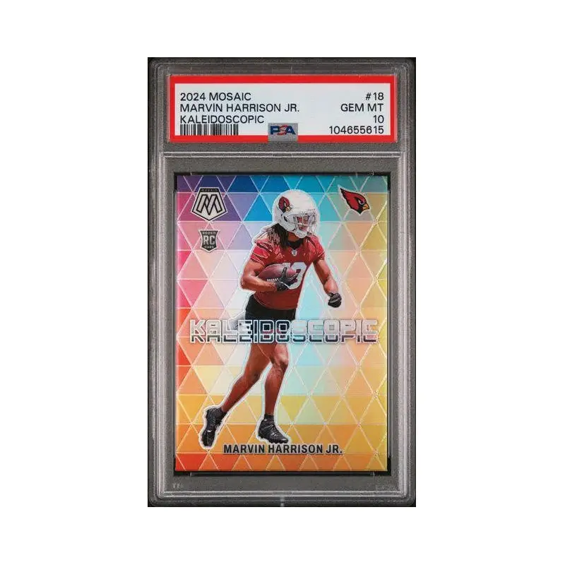 Marvin Harrison Jr. 2024 Mosaic Football Prizm #18 PSA 10