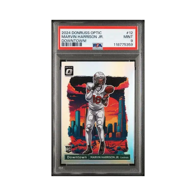 Marvin Harrison Jr. 2024 Panini Donruss Optic #12 PSA 9