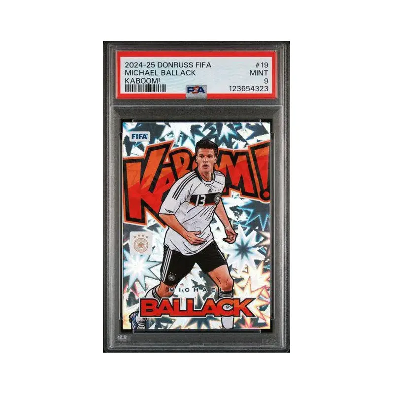 Michael Ballack 2024-25 Donruss FIFA KABOOM! #19 PSA 9