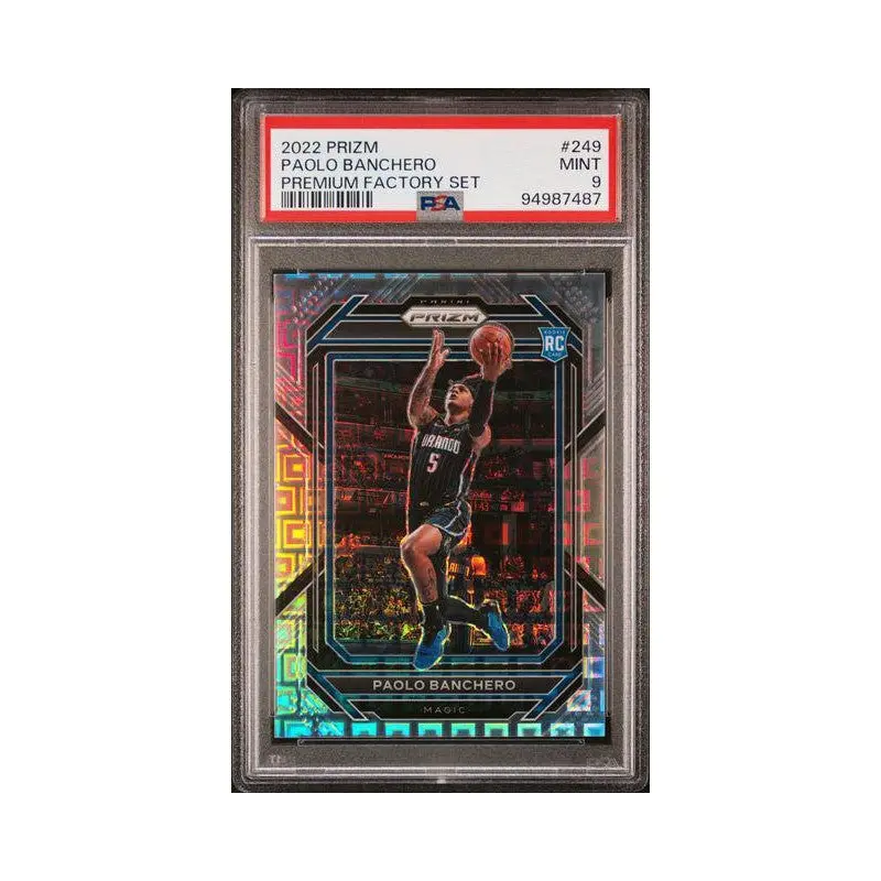 Paolo Banchero 2022 Panini Prizm Premium Factory Set #249 PSA 9