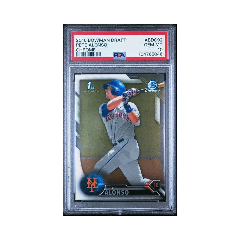 Pete Alonso 2016 Bowman Draft Chrome #BDC92 PSA 10