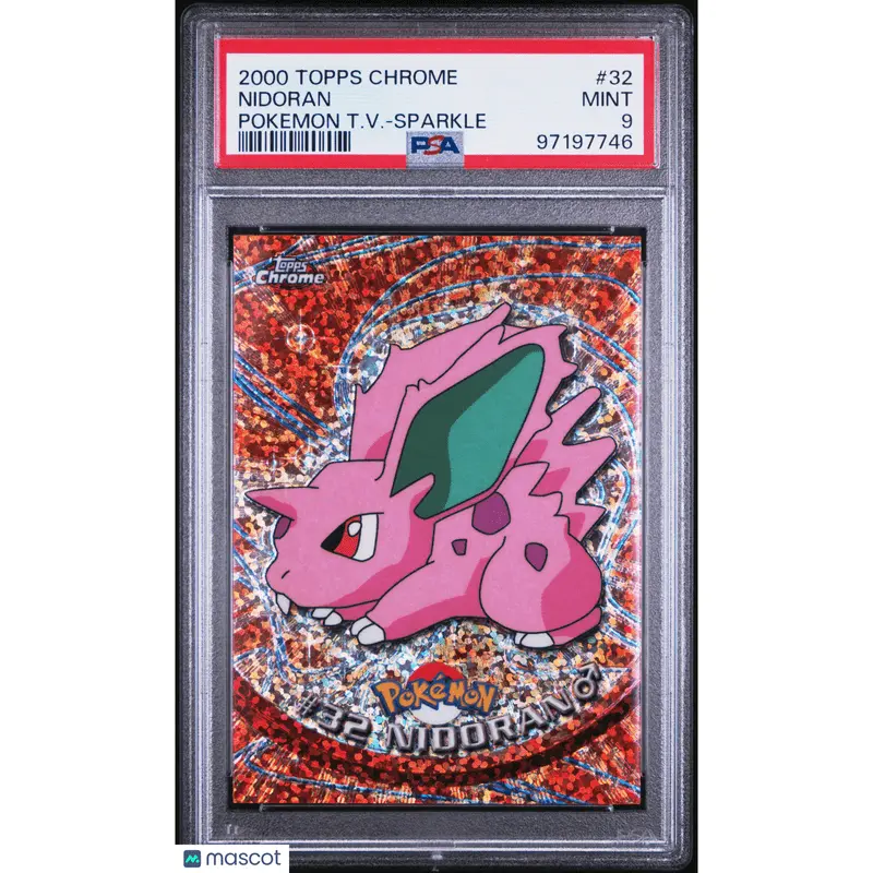 Pokmon TCG Nidoran #32 Pokemon T.V.-Sparkle PSA 9