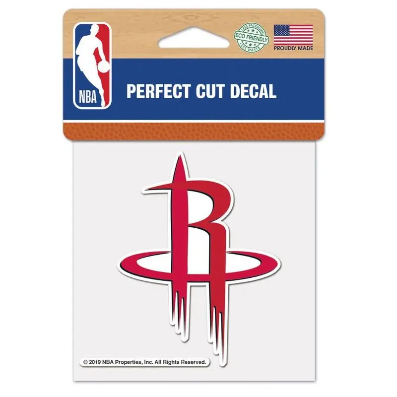 Decal: Houston Rockets 4"x4"
