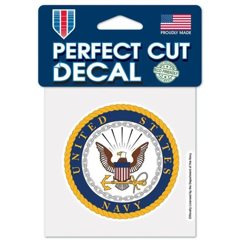 Decal: US Navy 4"x4"
