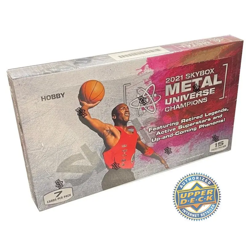2021 Upper Deck Skybox Metal Universe Champions Hobby Box