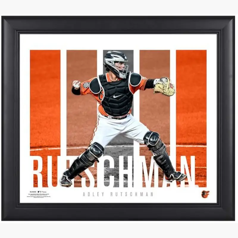Framed Art: Adley Rutschman Authentic 15"x17"