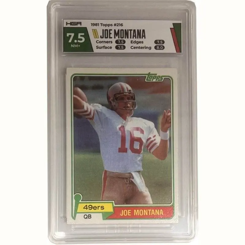 Joe Montana - 1981 Topps #216 HGA 7.5