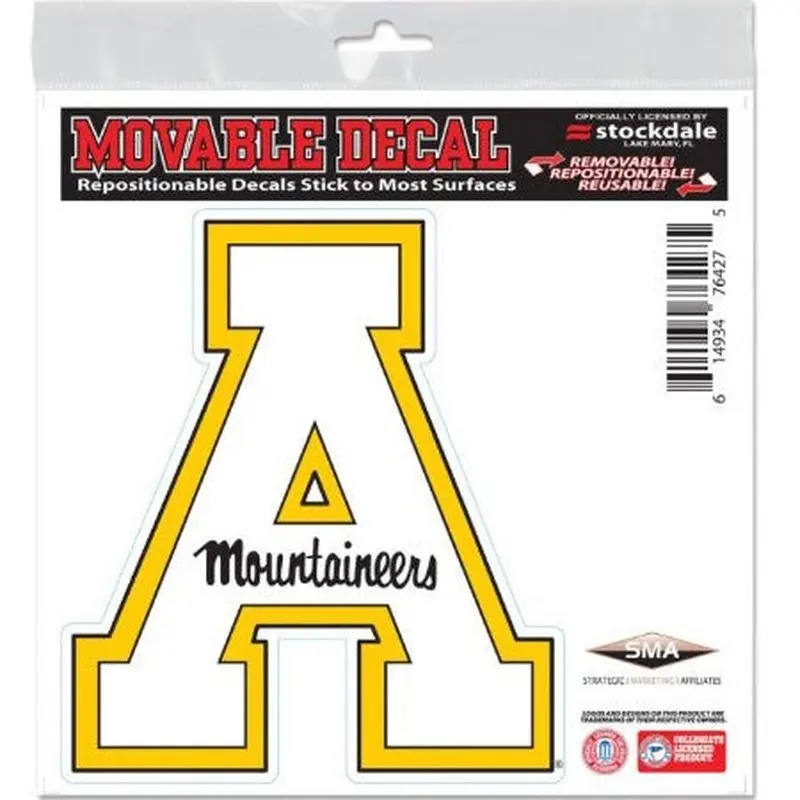 Decal: Appalachian State Mountaineers 6"x6"